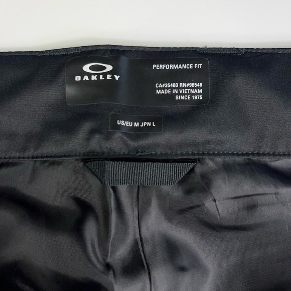 Oakley Mens Crescent 2.0 Shell 2L 10K Snow Pants Black Performance Fit M New - Picture 5 of 12